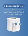 Phoenix Toilet Rolls – 60 Pack | 3 Ply Supreme Unscented Toilet Paper | Bulk Buy, Soft, Quilted, Sustainably Sourced, Eco- Friendly Luxury Bathroom Tissue