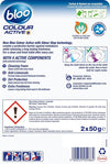 Bloo Colour Active Toilet Rim Block Lavender with Anti-Limescale, Cleaning Foam, Dirt Protection and Extra Freshness - 2 x Rimblocks, purple