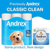 Andrex Complete Clean Toilet Roll 36 Rolls (Previously Andrex Classic Clean Toilet Tissue) Unbeatable Toilet Paper with Unique 3D Wave, FSC Certified