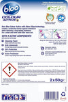 Bloo Colour Active Toilet Rim Block Lavender with Anti-Limescale, Cleaning Foam, Dirt Protection and Extra Freshness - 2 x Rimblocks, purple (Pack of 3)