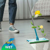 Flash Speedmop Wet Floor Cleaning Wipes, 96 Cloths (24x4), Antibac Lemon Multi-Surface, Trap & Lock Daily Dirt, Grease & Grime Without Getting Down On Your Knees ( Package may vary)