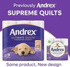 Andrex Ultimate Quilts 9 Mega Toilet Rolls = 13.5 Standard Toilet Rolls, 50% Longer Lasting Paper, Air Pocket Technology for Soft, Thick Sheets, FSC Certified