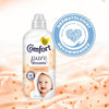 Comfort Pure Dreams Cashmere Soft Fabric Conditioner Dermatologist-Recommended Gentle Next to Sensitive Skin 30 washes (900 ml)