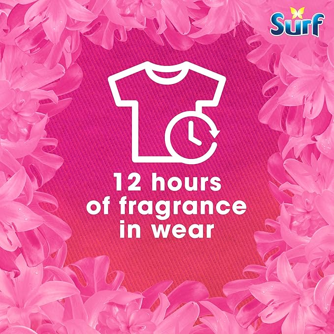 Surf Tropical Lily Laundry Washing with a joy-infused fragrance & natural essential oils lasting up to 12 hours in wear Liquid Detergent for brilliantly clean results 35 washes