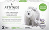 ATTITUDE Reusable Dryer Sheets, Static Eliminator & Fabric Softener, Fragrance-Free Laundry, 300 Loads, 2 Sheets (1 Pack)