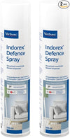 Indorex Defence Household Flea Spray | 2 x 500ml Cans | Protect Home from Fleas & House Dust Mites | Long-Lasting Protection for Up to 12 Months