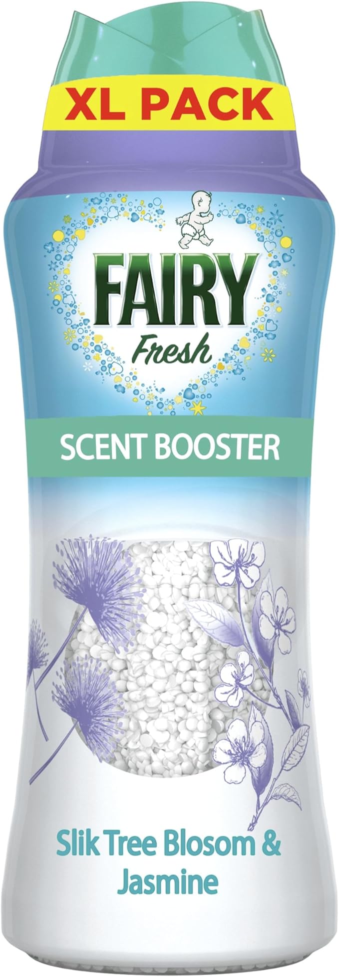 Fairy In-Wash Scent Booster 495g, Silk Tree Blossom & Jasmine, Mild Freshness That Lasts